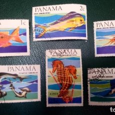 Sellos: PANAMÁ, 1965, PECES, FAUNA. Lote 363625200
