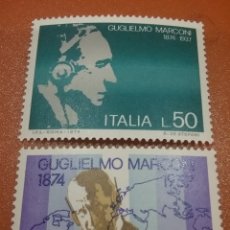 Sellos: SELLO ITALIA NUEVO. 1974. 100ANIV NACIMIENTO MARCONI. SENADOR. POLÍTICO. TELEGRAFÍA. LEY. RETRASMISI. Lote 365897126