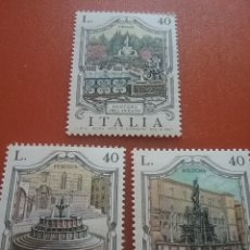 Sellos: SELLO ITALIA NUEVO.1974. FUENTES FAMOSAS. ARTE, ARQUITECTURA. OCÉANOS. NEPTUNO. MAYOR. TESOROS.. Lote 366233256