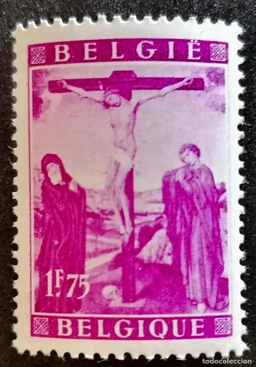 Sellos: B&Eacute;LGICA 1949. - ARTE . - Foto 1