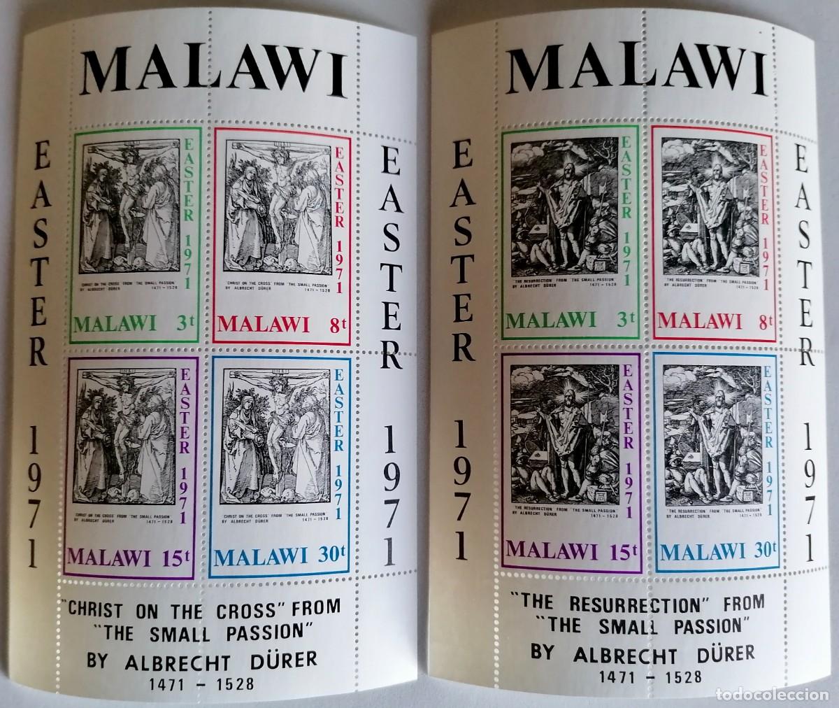 Sellos: MALAWI 1971 - HB PASCUA -A. DURERO . - Foto 1