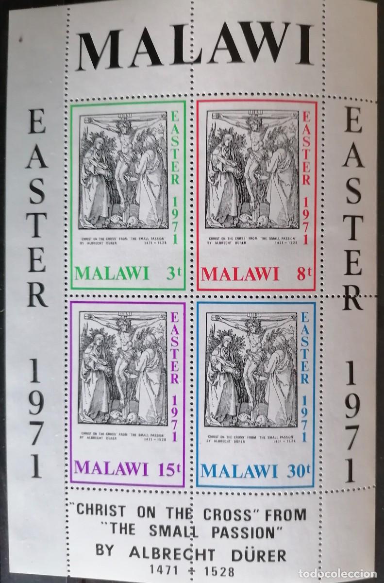 Sellos: MALAWI 1971 - HB PASCUA -A. DURERO . - Foto 2