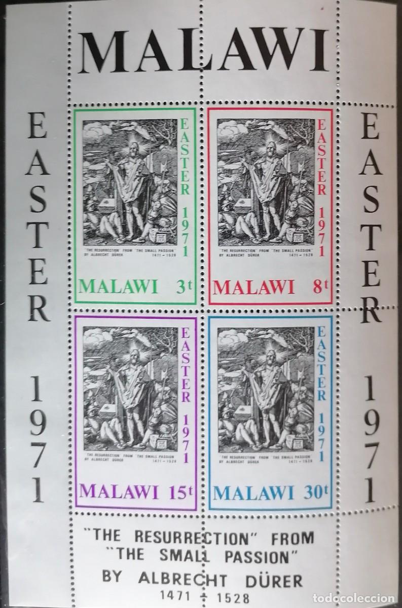 Sellos: MALAWI 1971 - HB PASCUA -A. DURERO . - Foto 3