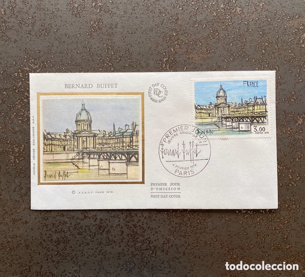 Sellos: Sellos, SPD, de Francia 1978 Yvert 1994 Edificios - Foto 1