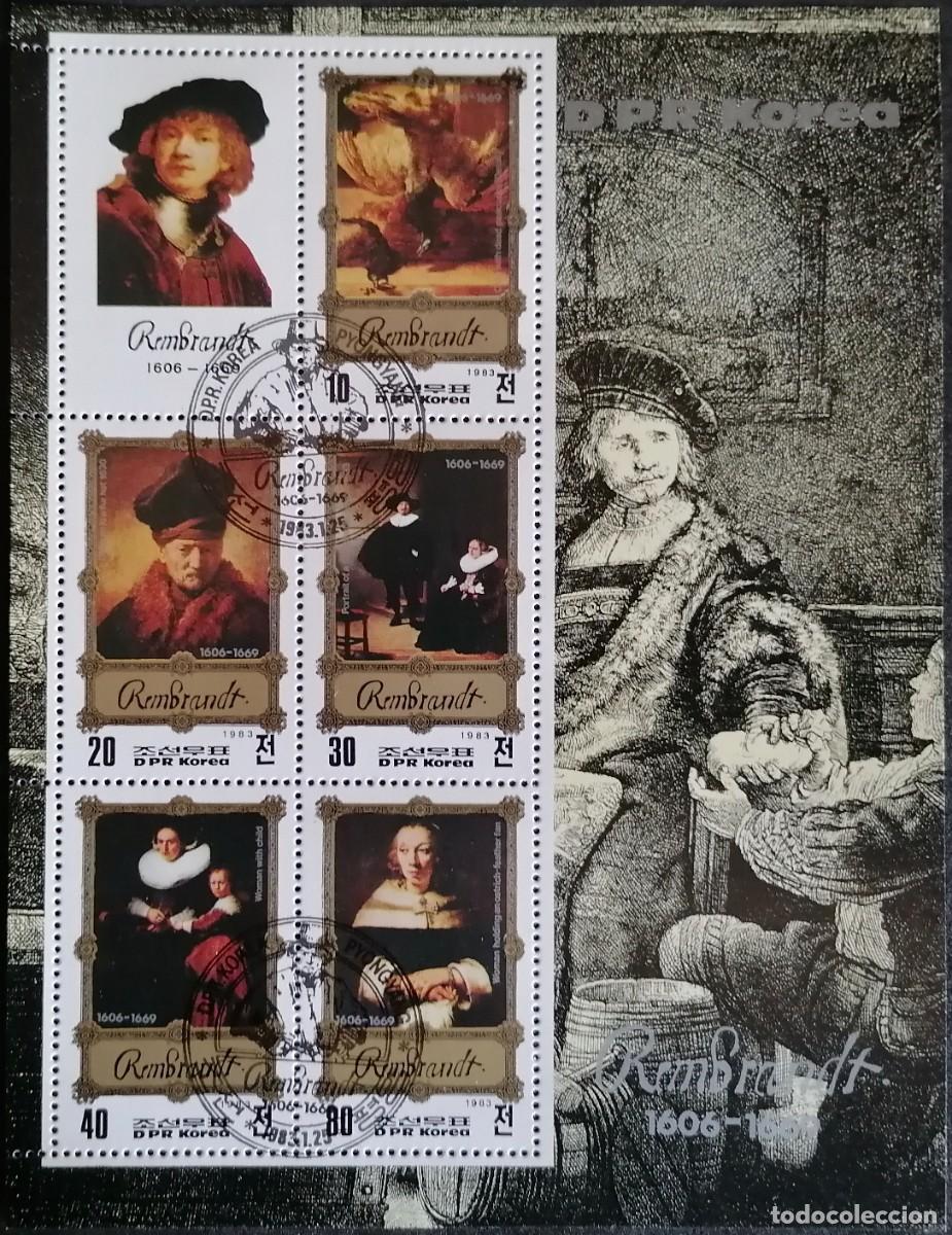 Sellos: COREA 1983 - HB REMBRANDT . - Foto 1