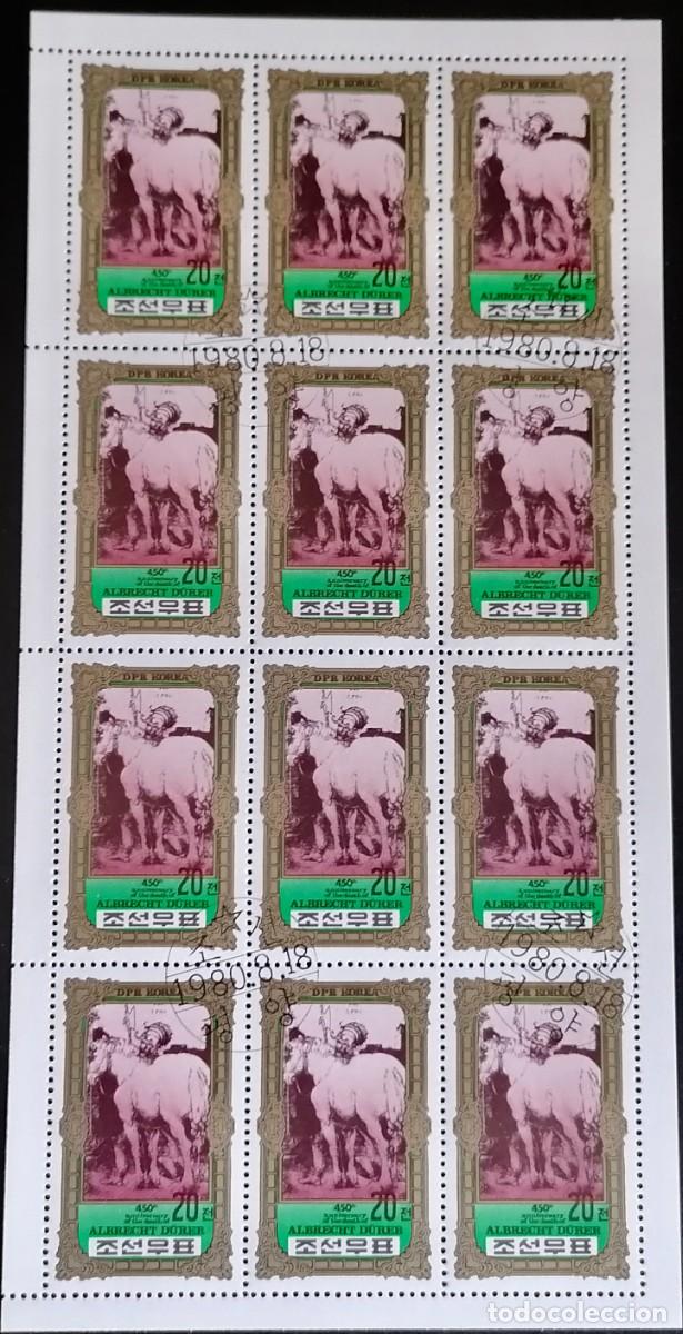Sellos: COREA 1980 - HB DURERO / ARTE . - Foto 1