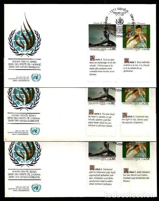 Timbres: ONU GINEBRA 1989 SPD MANGONES Y CASSATT
