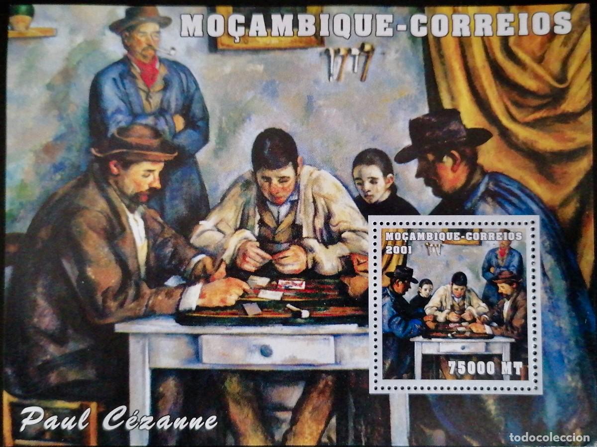 Sellos: MOZAMBIQUE 2001 - HB PAUL C&Eacute;ZANNE . - Foto 1