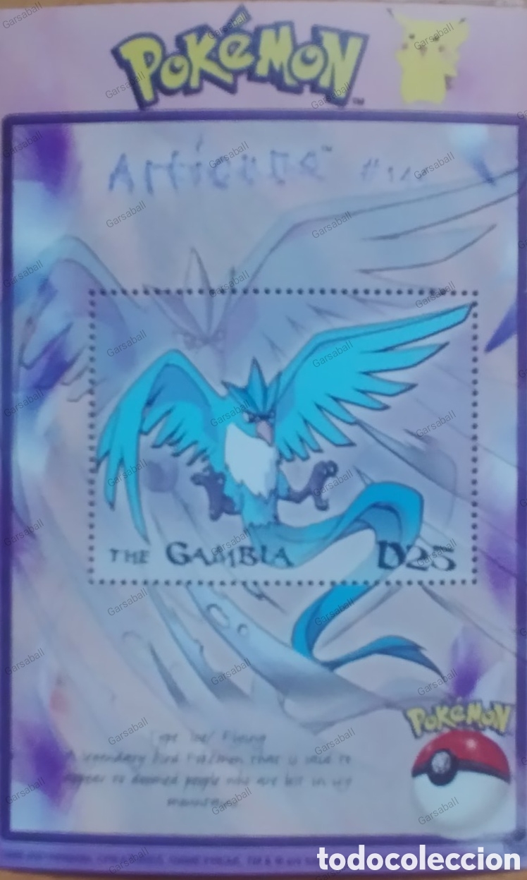 Sellos: Lote 9 HB Series tem&aacute;tica de Pokemon - Foto 3