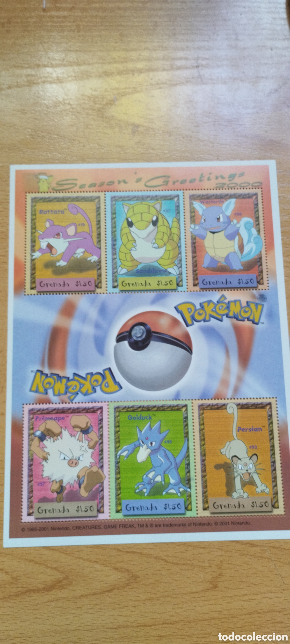 Sellos: Lote 9 HB Series tem&aacute;tica de Pokemon - Foto 6