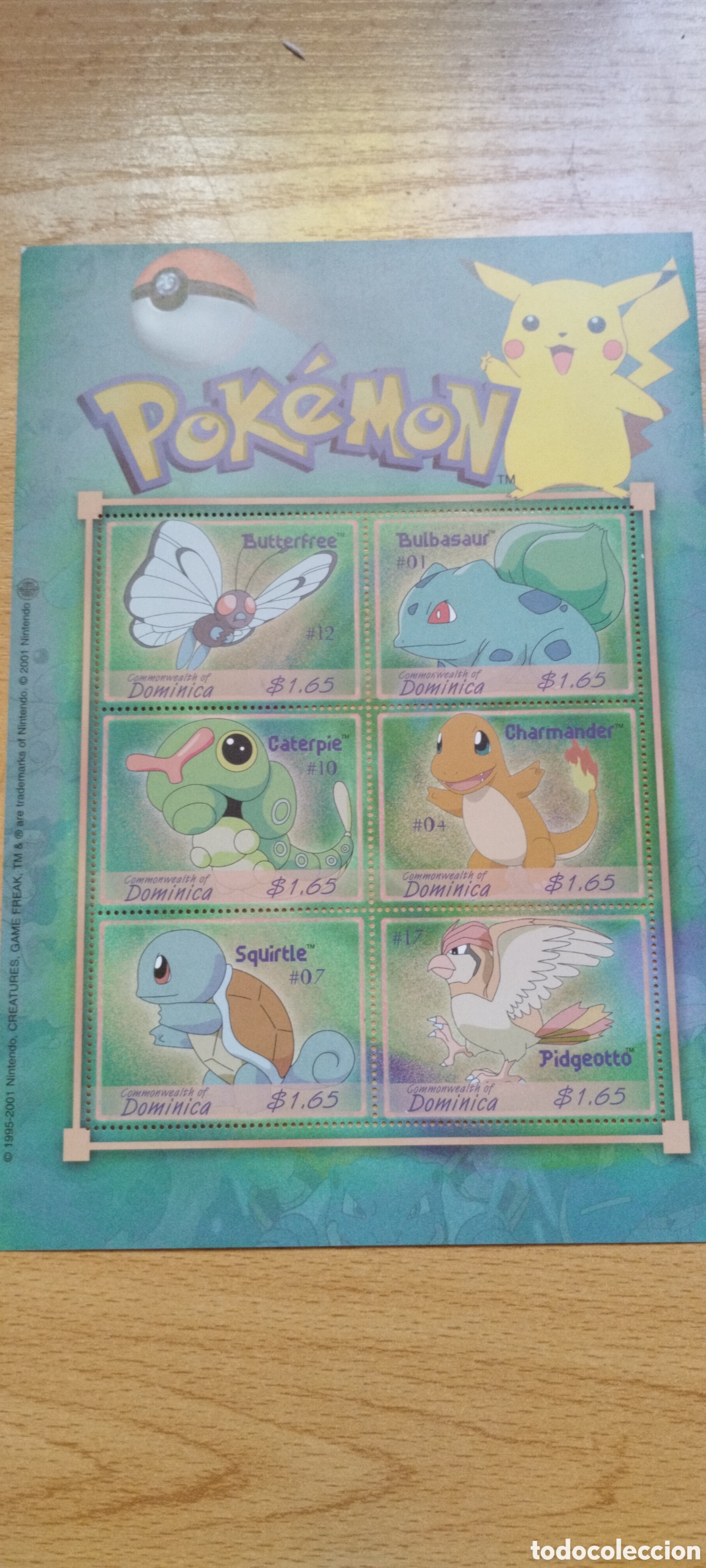 Sellos: Lote 9 HB Series tem&aacute;tica de Pokemon - Foto 7