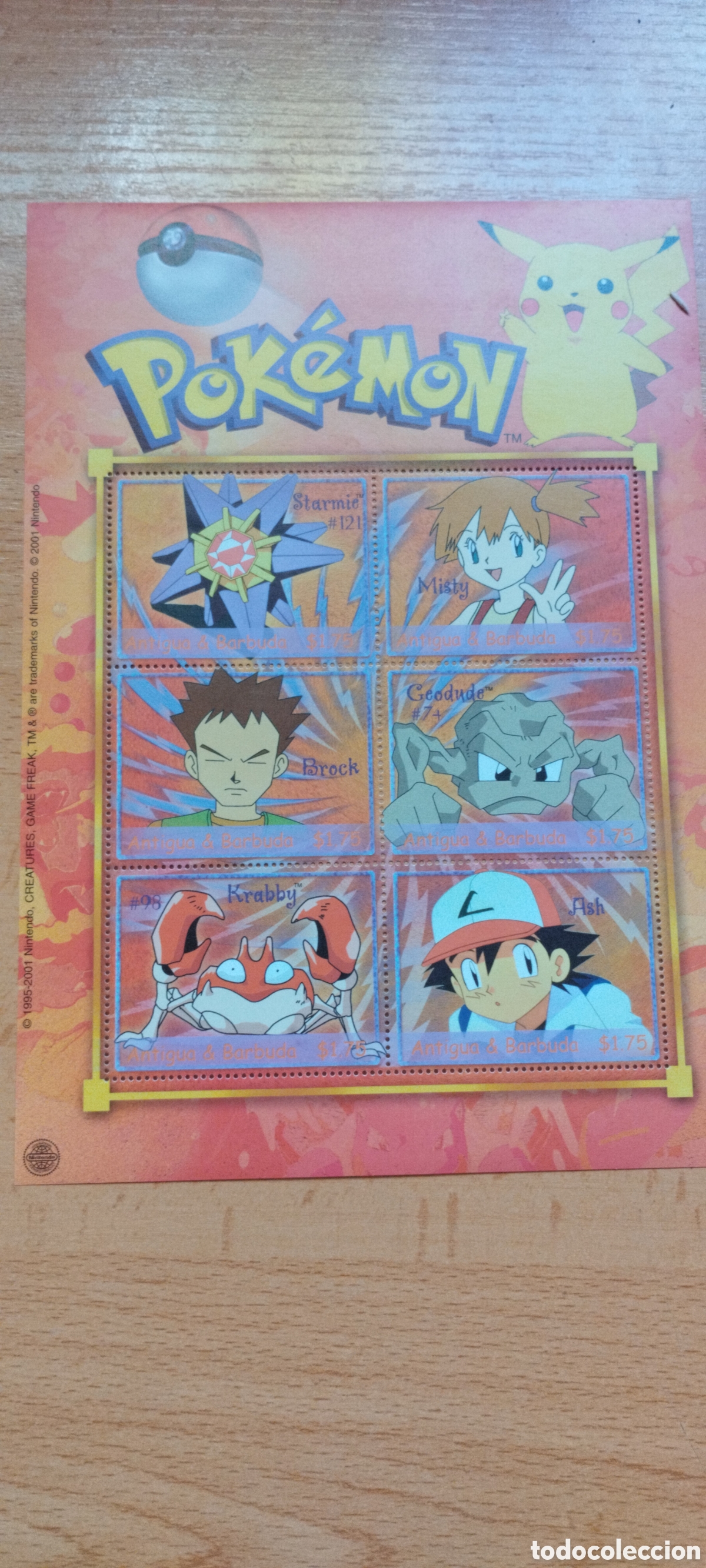 Sellos: Lote 9 HB Series tem&aacute;tica de Pokemon - Foto 8