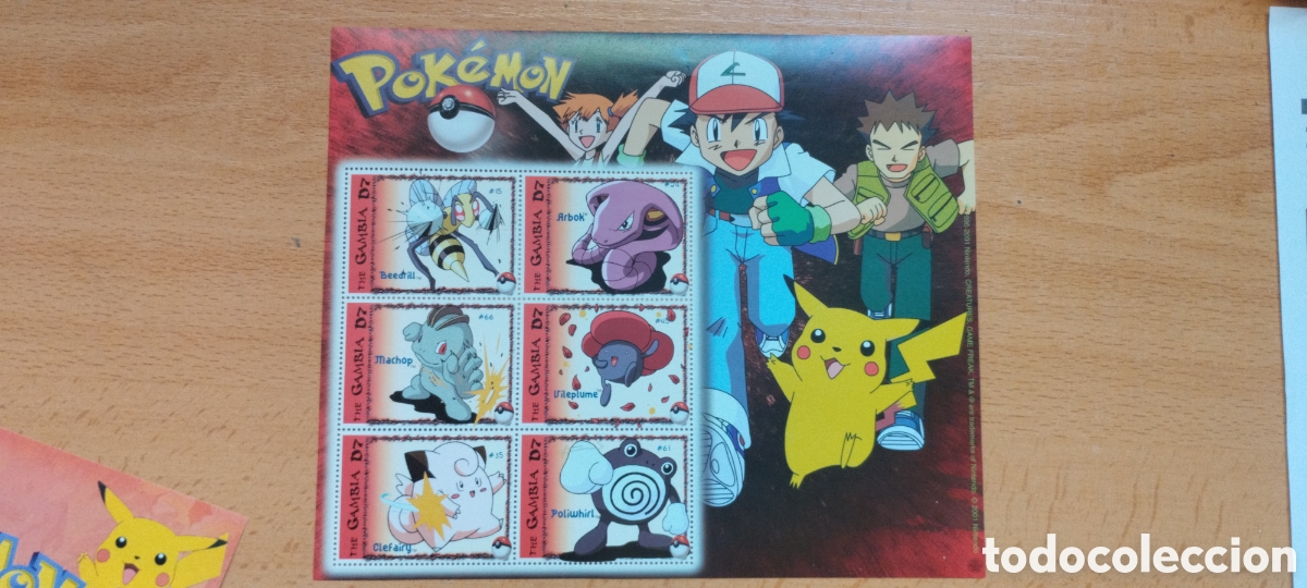 Sellos: Lote 9 HB Series tem&aacute;tica de Pokemon - Foto 9