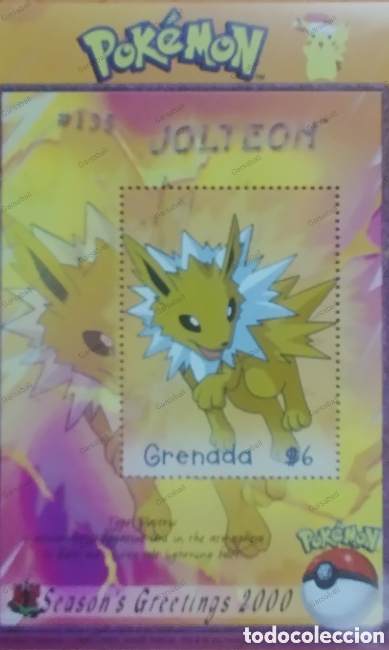 Sellos: Lote 9 HB Series tem&aacute;tica de Pokemon - Foto 1