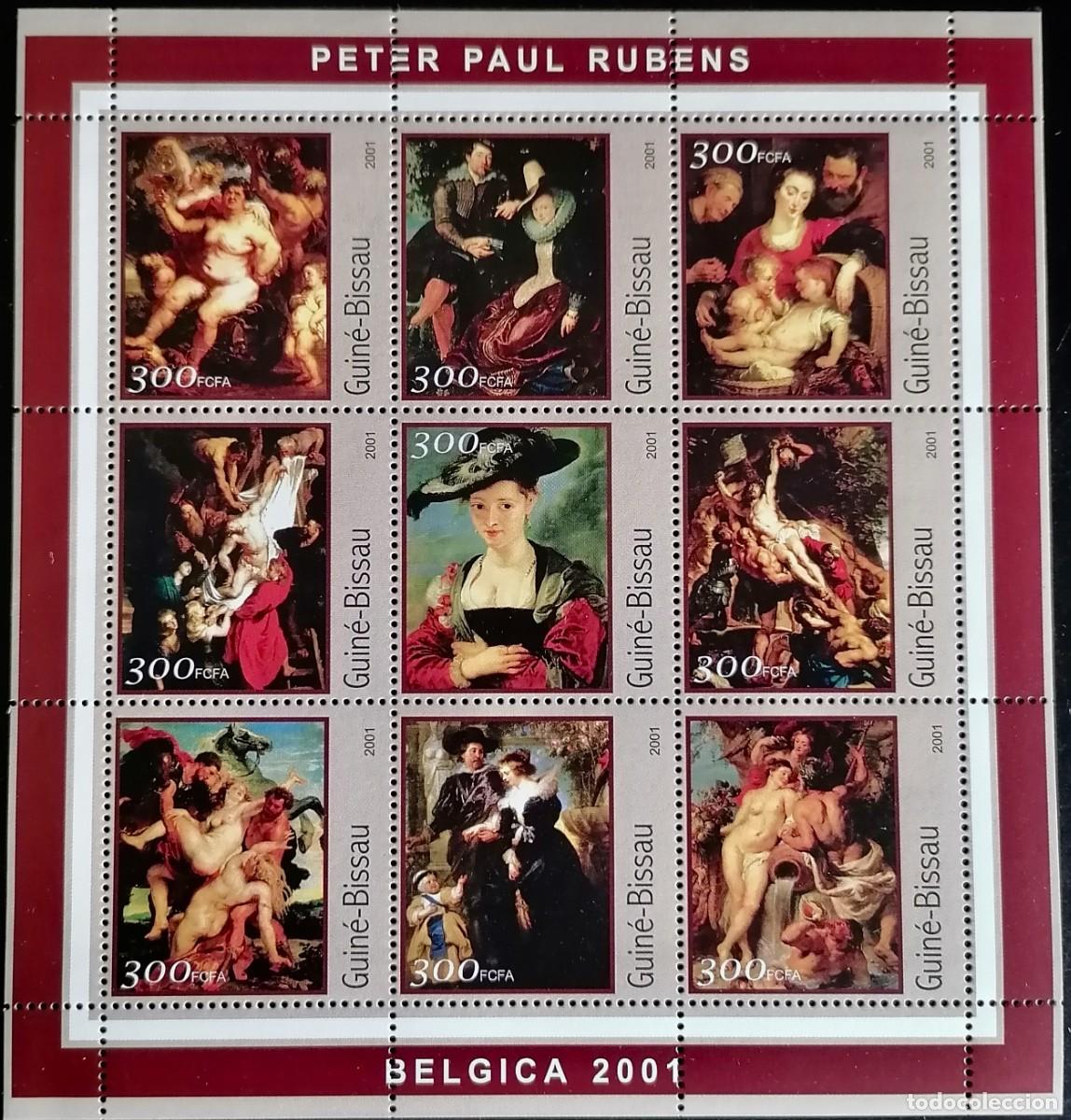 Sellos: GUINEA BISSAU 2001 - HB RUBENS . - Foto 1