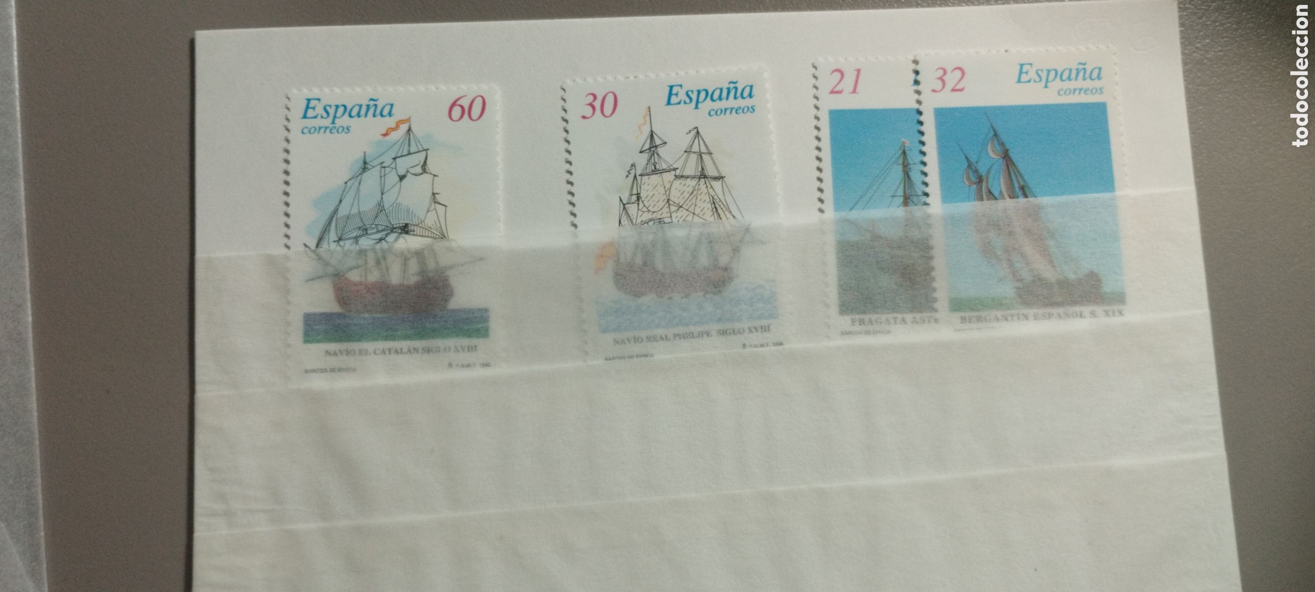 Sellos: Espa&ntilde;a Barcos 1996/1997 - Foto 1