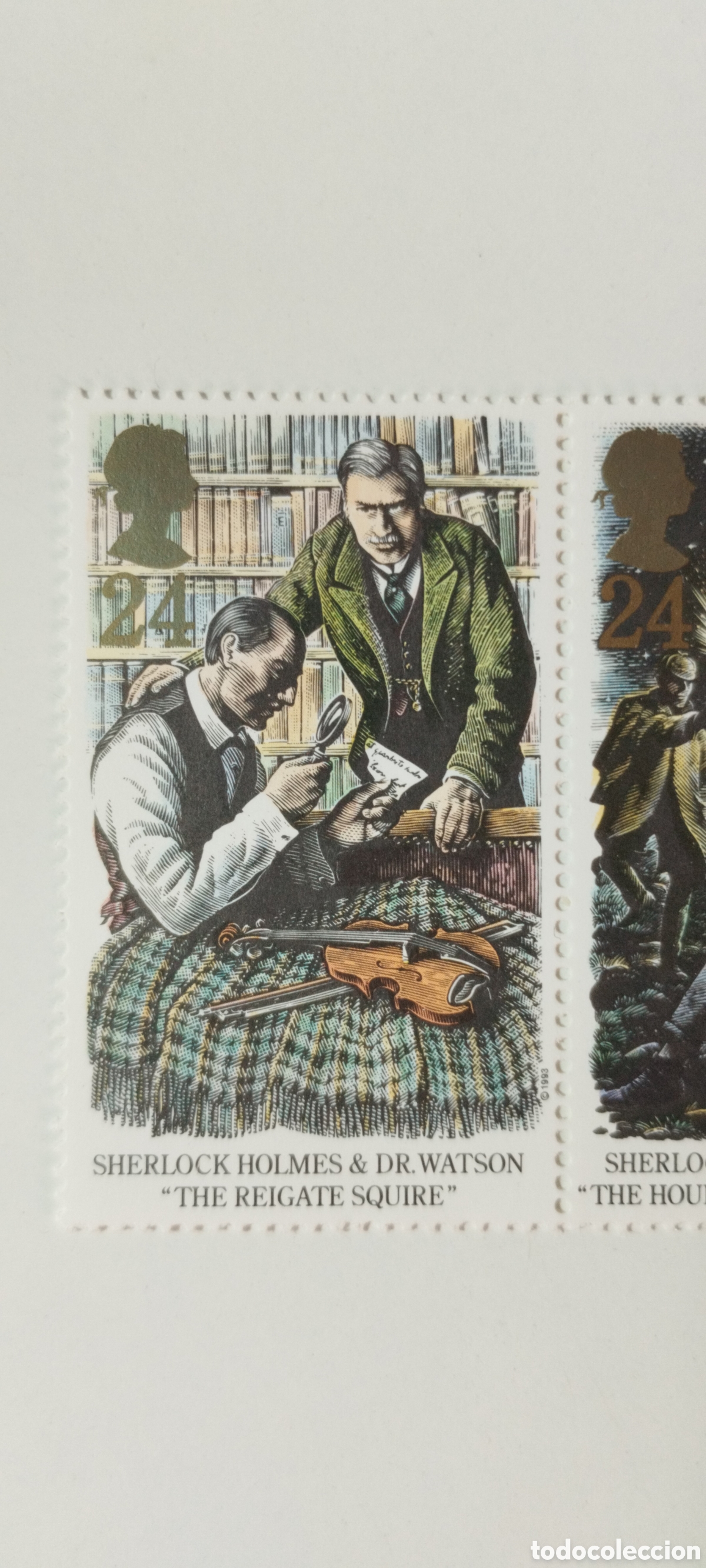 Sellos: Sherlock Holmes 1993 Gran Breta&ntilde;a - Foto 2