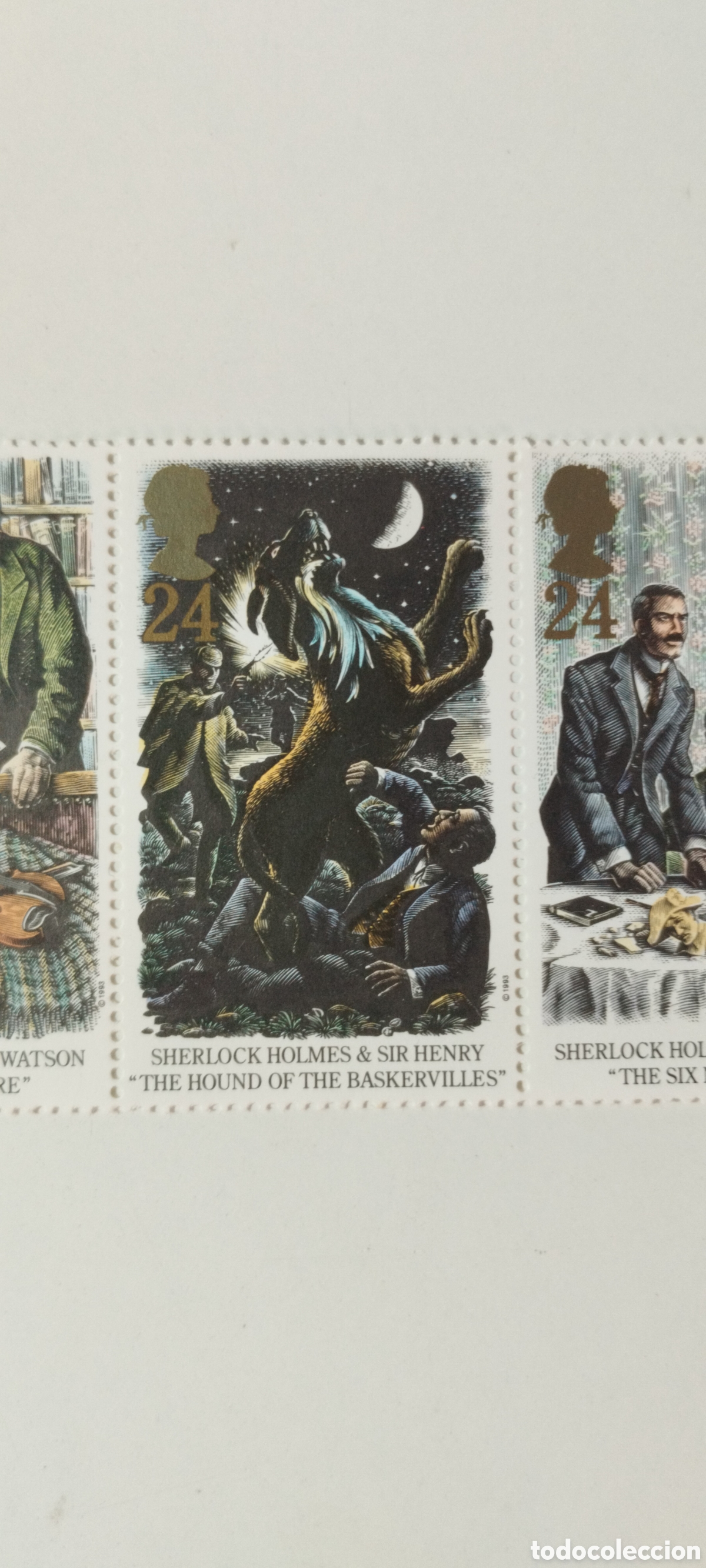 Sellos: Sherlock Holmes 1993 Gran Breta&ntilde;a - Foto 3