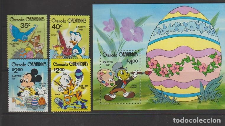 Sellos: Grenada Grenadines 1981 - Disney Easter mnh** - Foto 1
