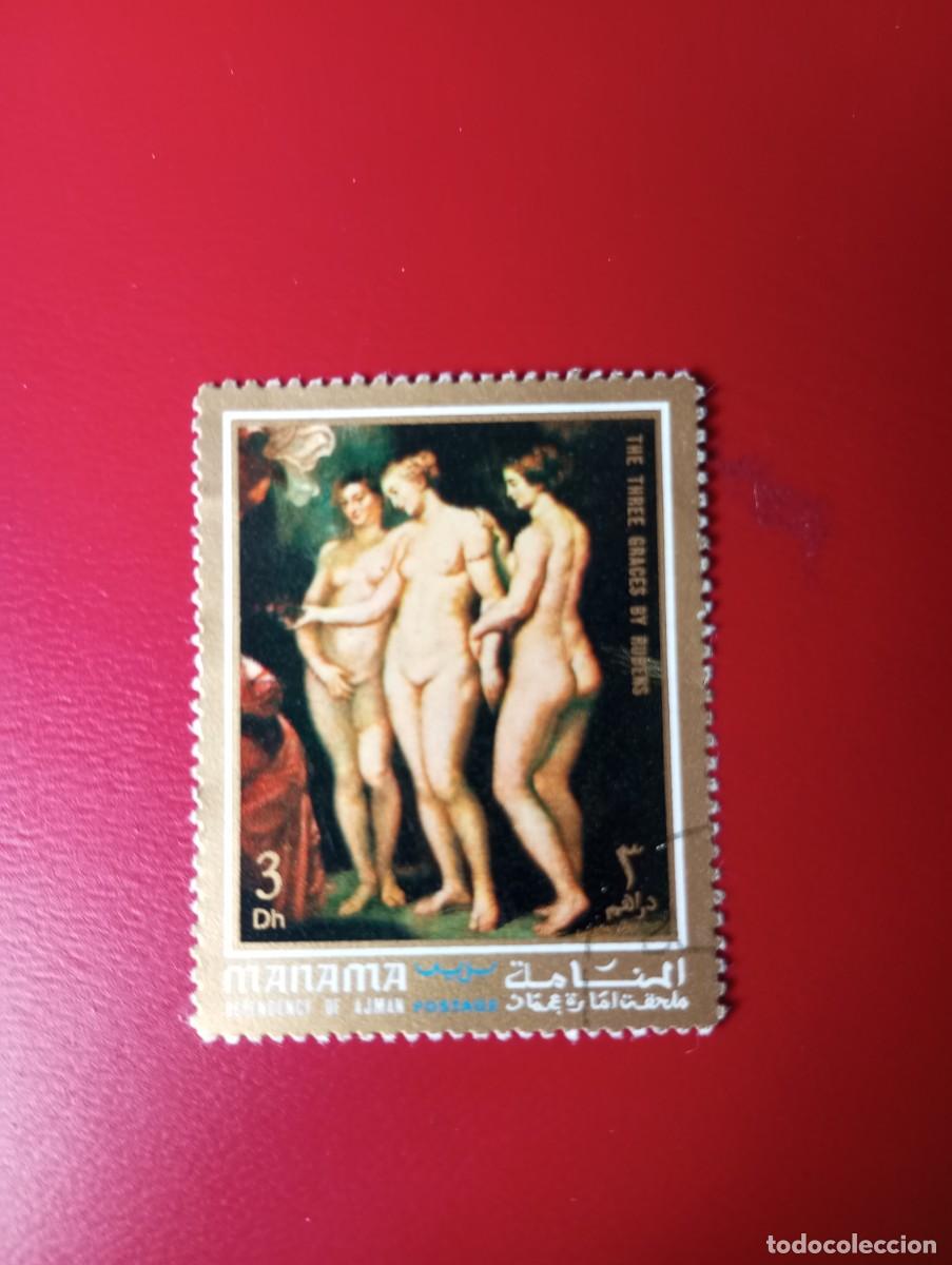 Sellos: CUADRO DE RUBENS, LAS TRES GRACIAS - Foto 1