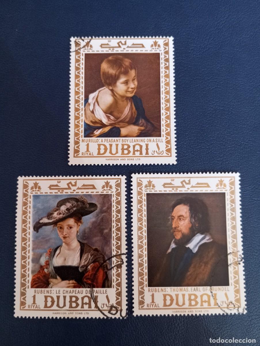 Sellos: DUBAI, CUATROS DE MURILLO Y RUBENS - Foto 1