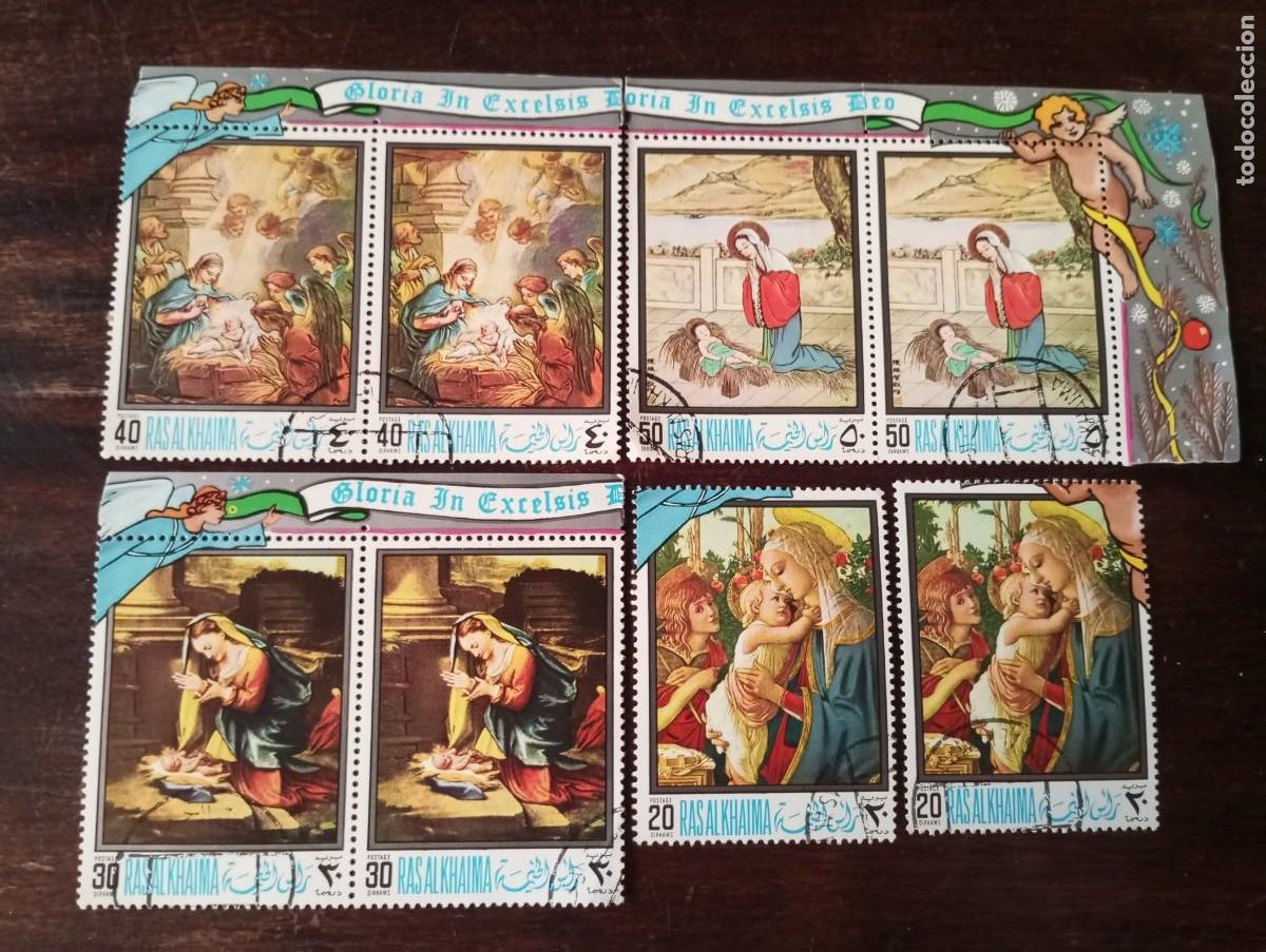 Sellos: CUADROS DE LA VIRGEN Y EL NACIMIENTO - Foto 1