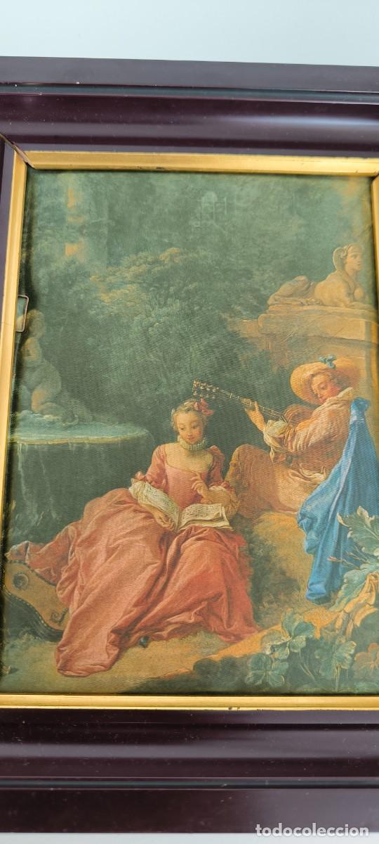 Sellos: Cuadros de seda antiguos - Foto 2