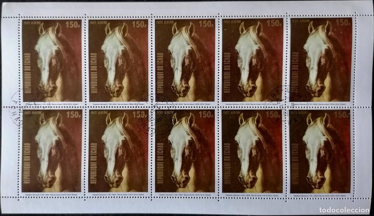 Sellos: CHAD 1973 - HB CABALLO . - Foto 1