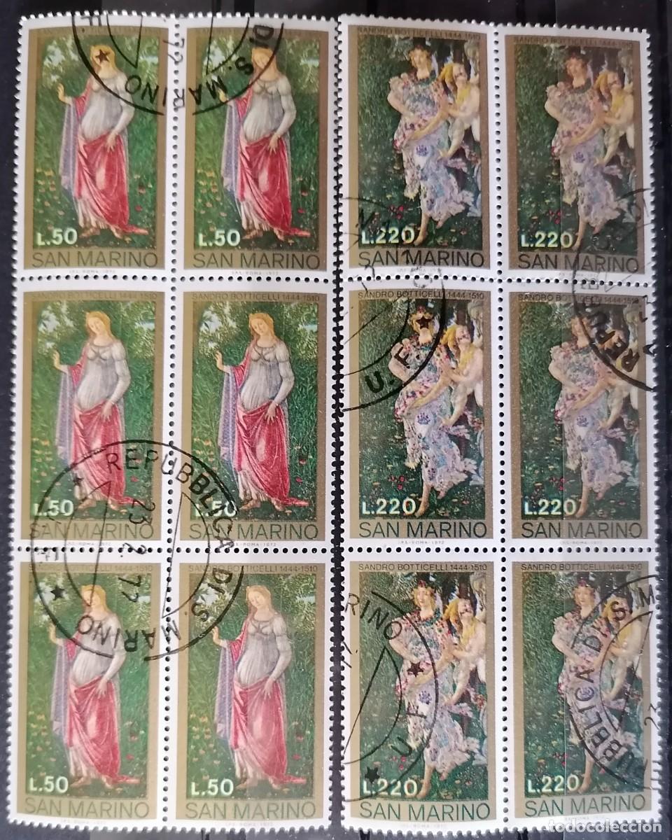 Sellos: SAN MARINO 1972 - BOTTICELLI .