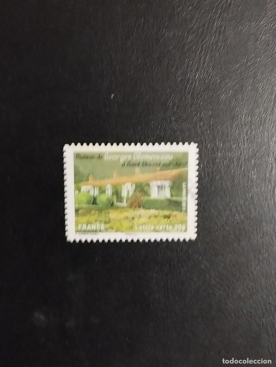 Sellos: 22.04/ Francia. Autoadhesivo. Sello en usado. Arquitectura