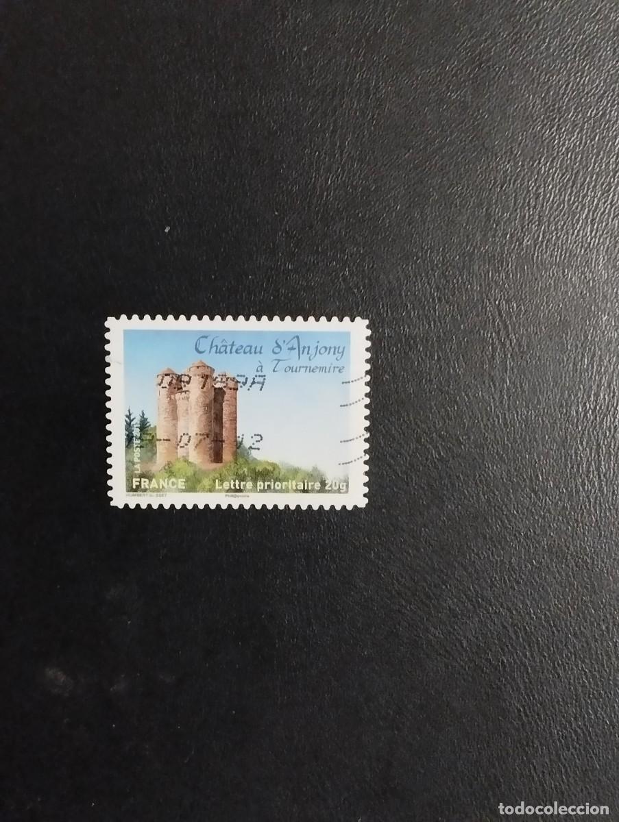 Sellos: 22.04) Francia. Autoadhesivo. Sello en usado. Arquitectura