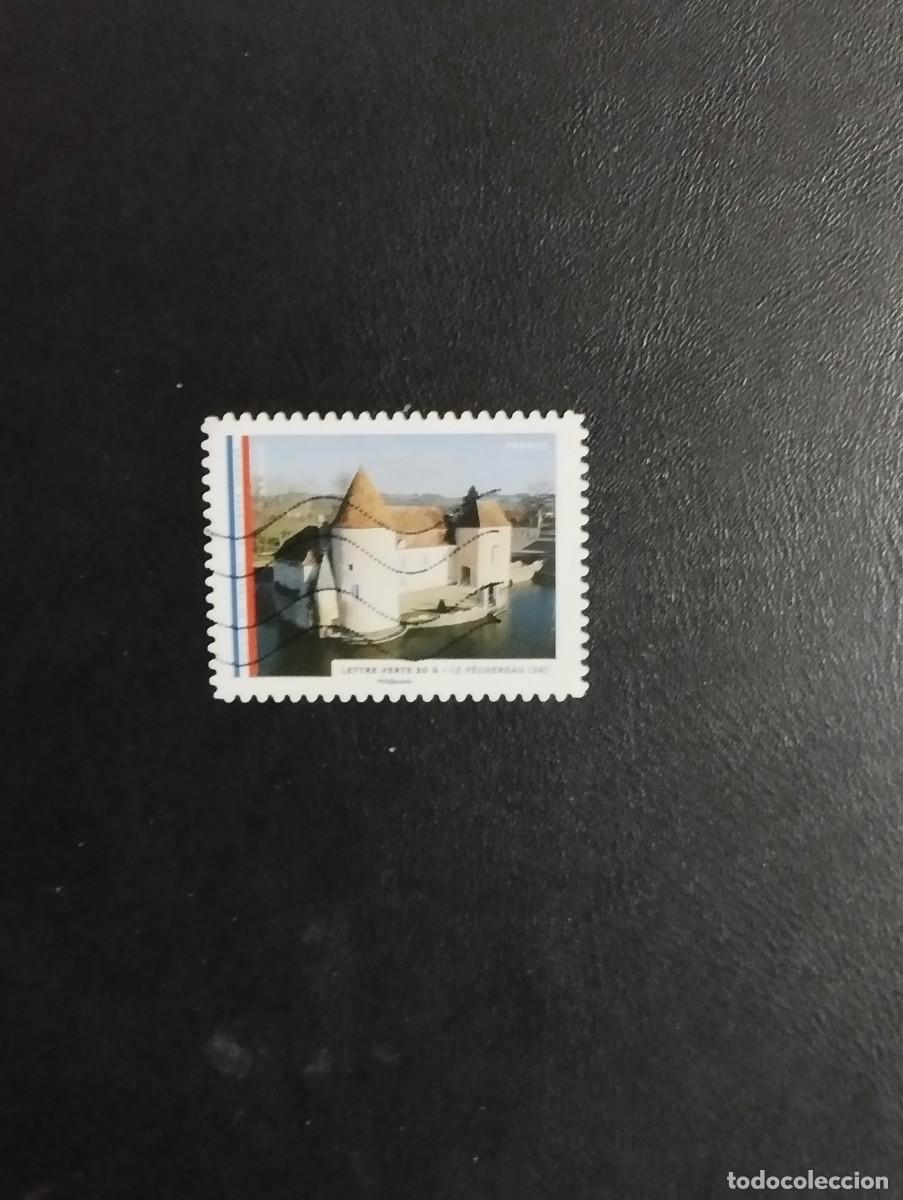 Sellos: 22.04/ Francia. Autoadhesivo. Sello en usado. Arquitectura