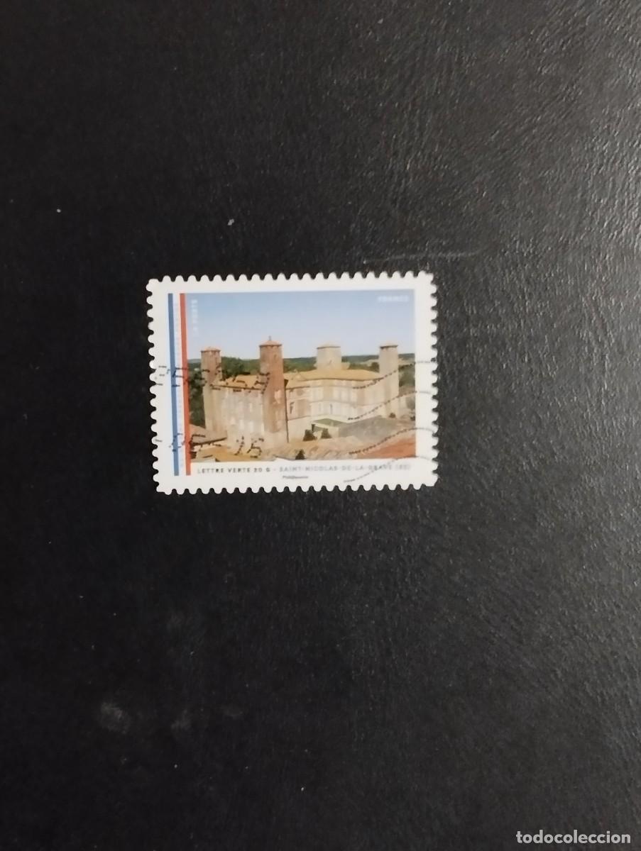 Sellos: 22.04/ Francia. Autoadhesivo. Sello en usado. Arquitectura