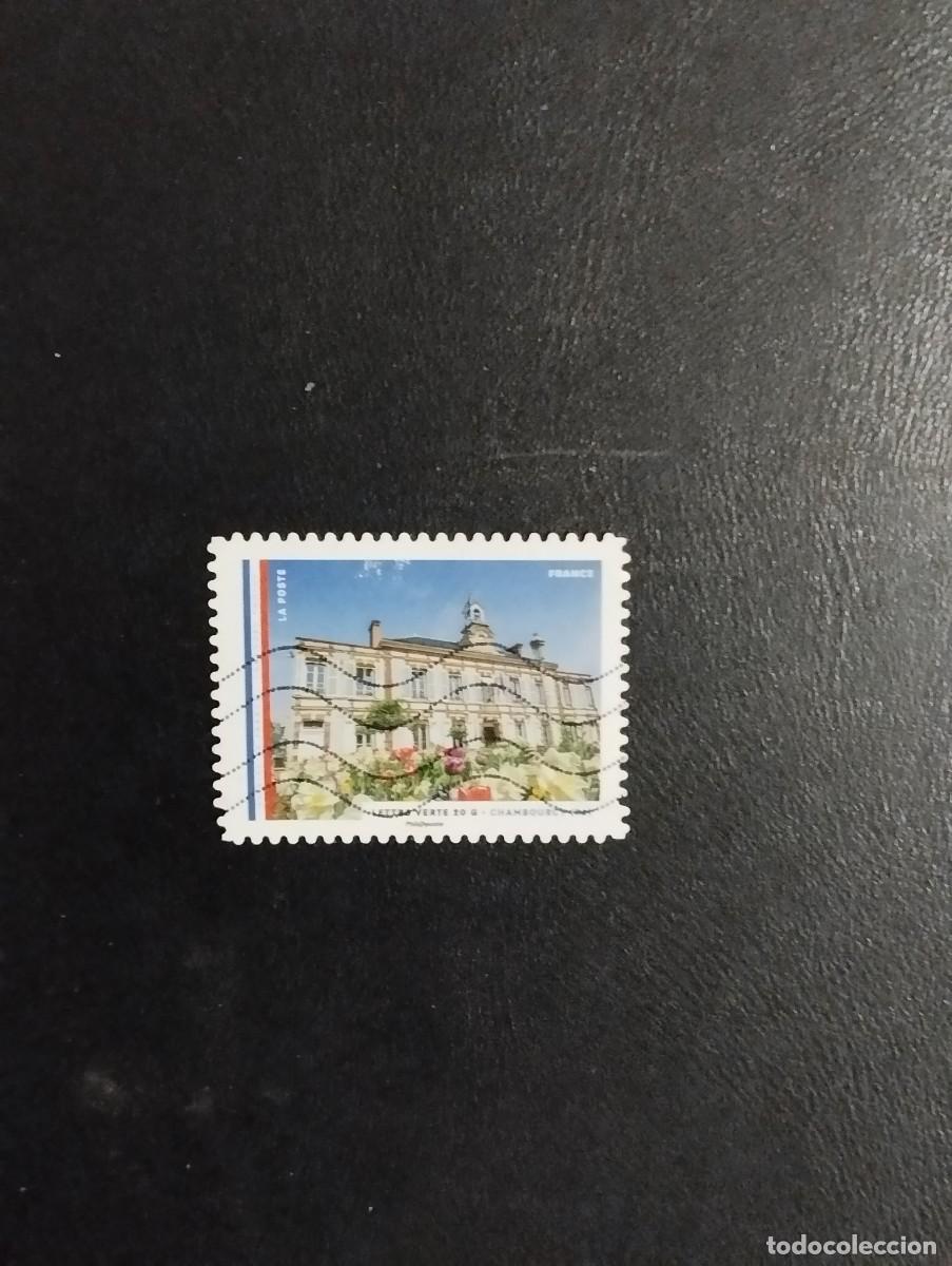 Sellos: 22.04/ Francia. Autoadhesivo. Sello en usado. Arquitectura