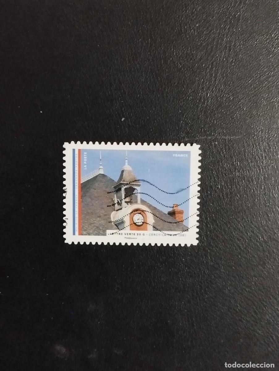 Sellos: 22.04/ Francia. Autoadhesivo. Sello en usado. Arquitectura