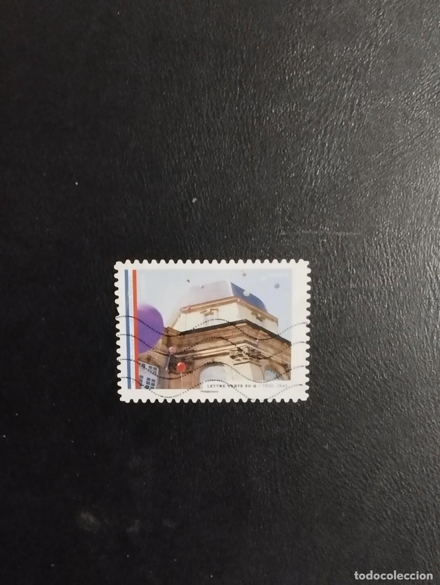Sellos: 22.04/ Francia. Autoadhesivo. Sello en usado. Arquitectura