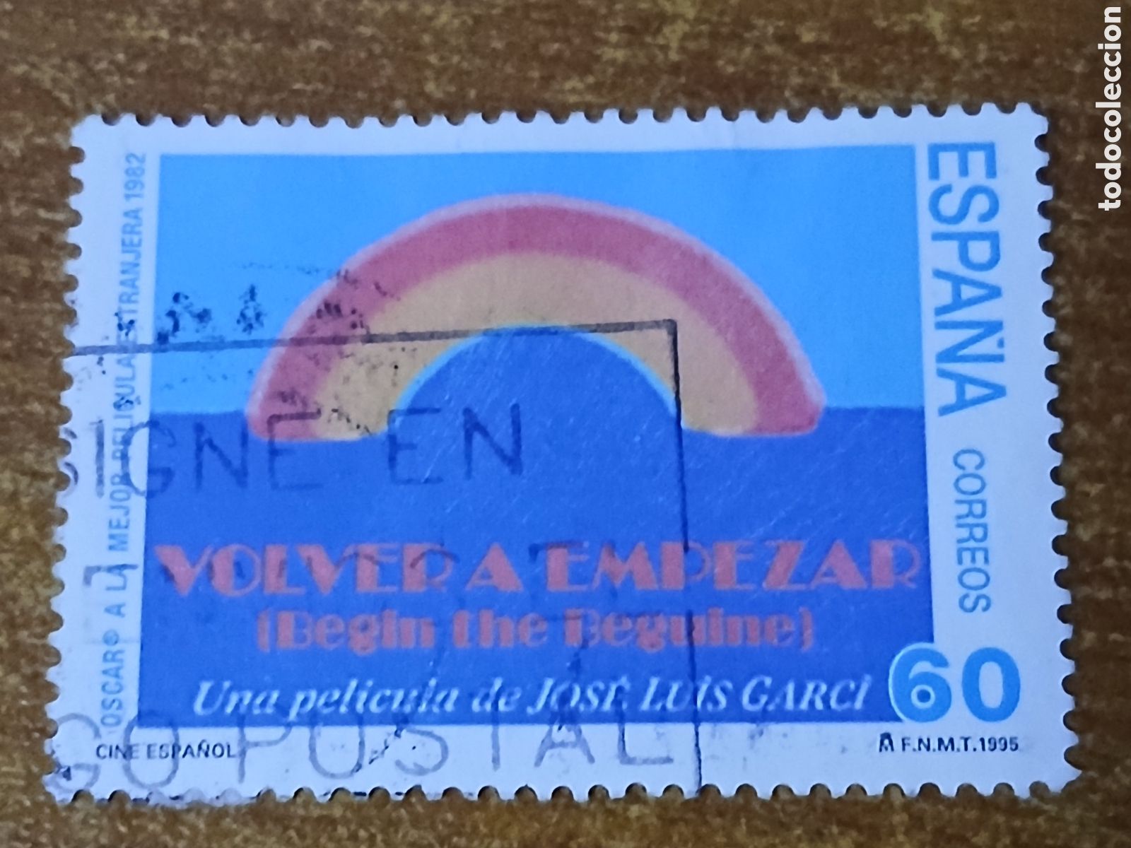 Sellos: Sello Espa&ntilde;a Pelicula Volver a Empezar 1.995 -60 pesetas- Jose Luis Garci