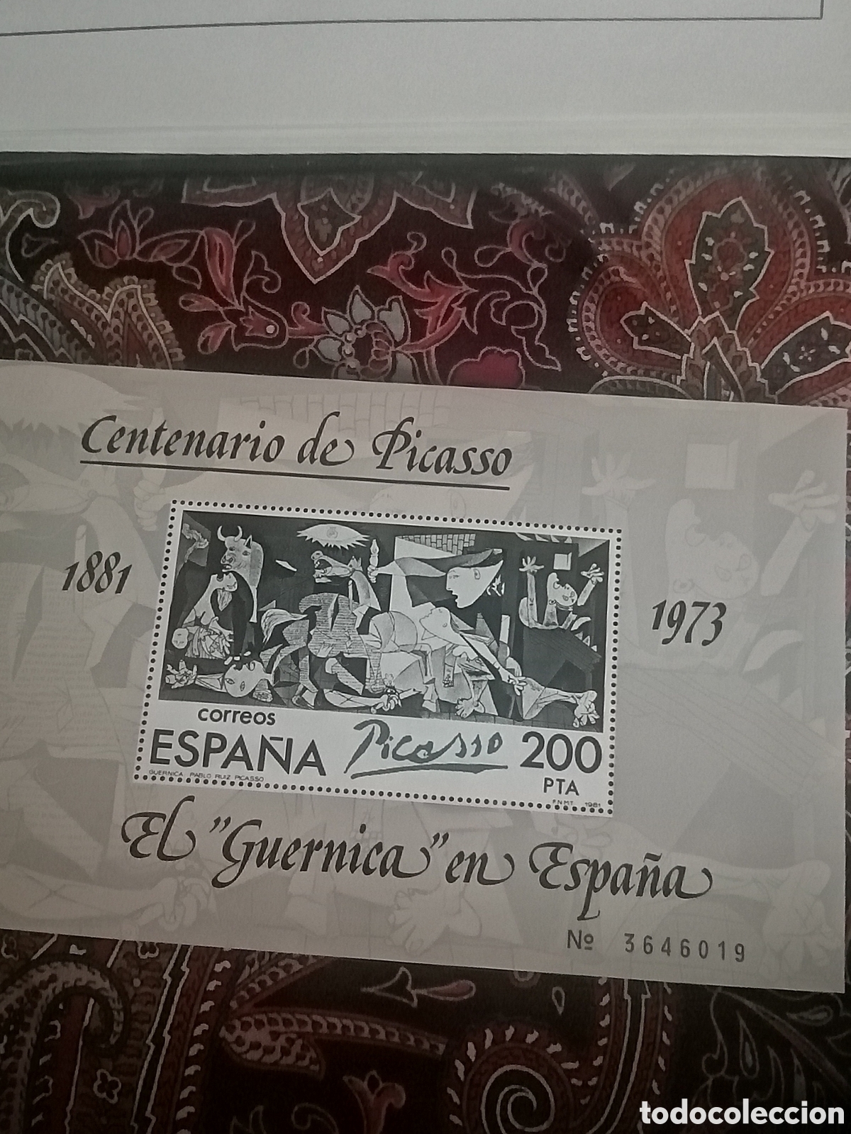 Sellos: Sello aniversario Picasso 1971