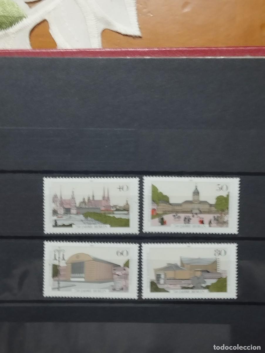 Sellos: 28.04/ Alemania Berl&iacute;n. 1987. Ser&iacute;a completa en y. Arquitectura