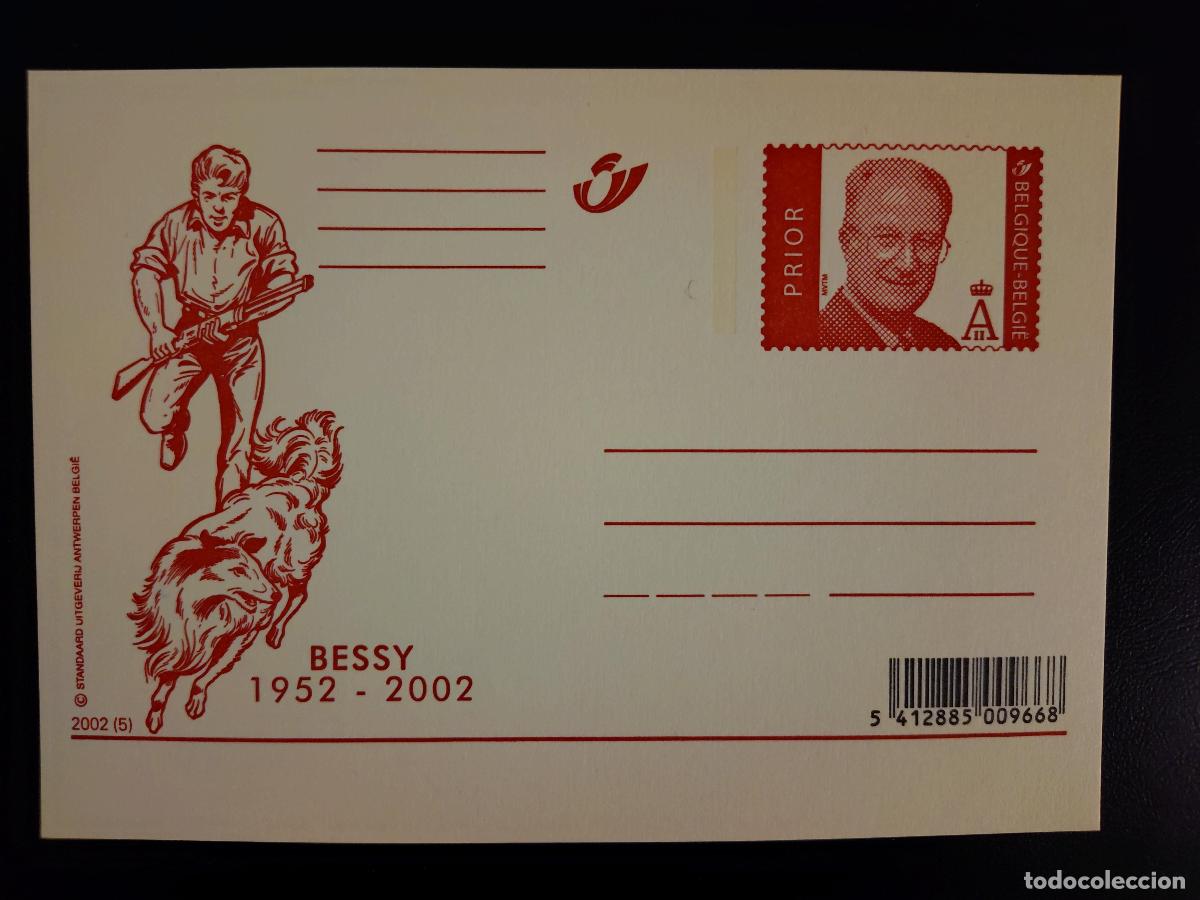 Sellos: Tarjeta postal B&eacute;lgica 2002 Bessy 1952-2002 c&oacute;mic Standaard completo