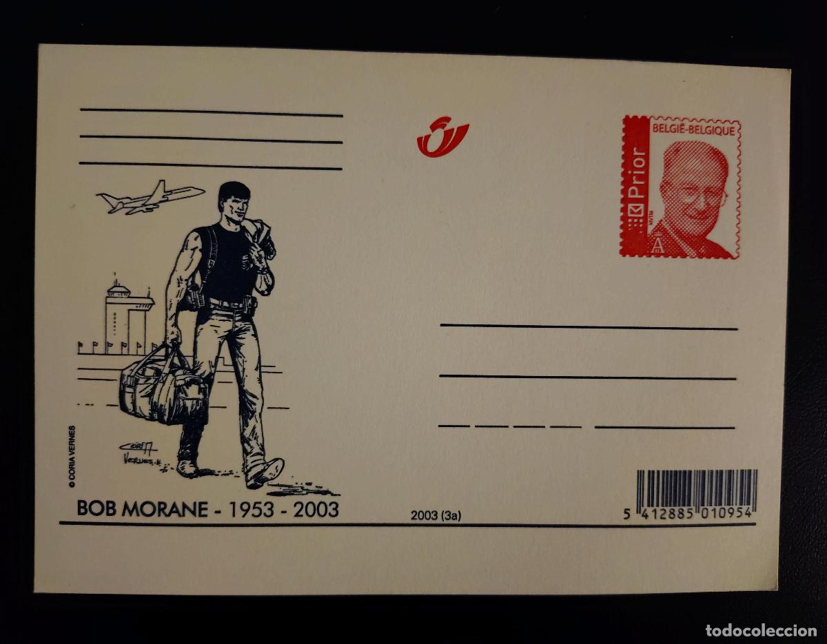 Sellos: Completo postal B&eacute;lgica 2003 Bob Morane c&oacute;mic - Foto 1