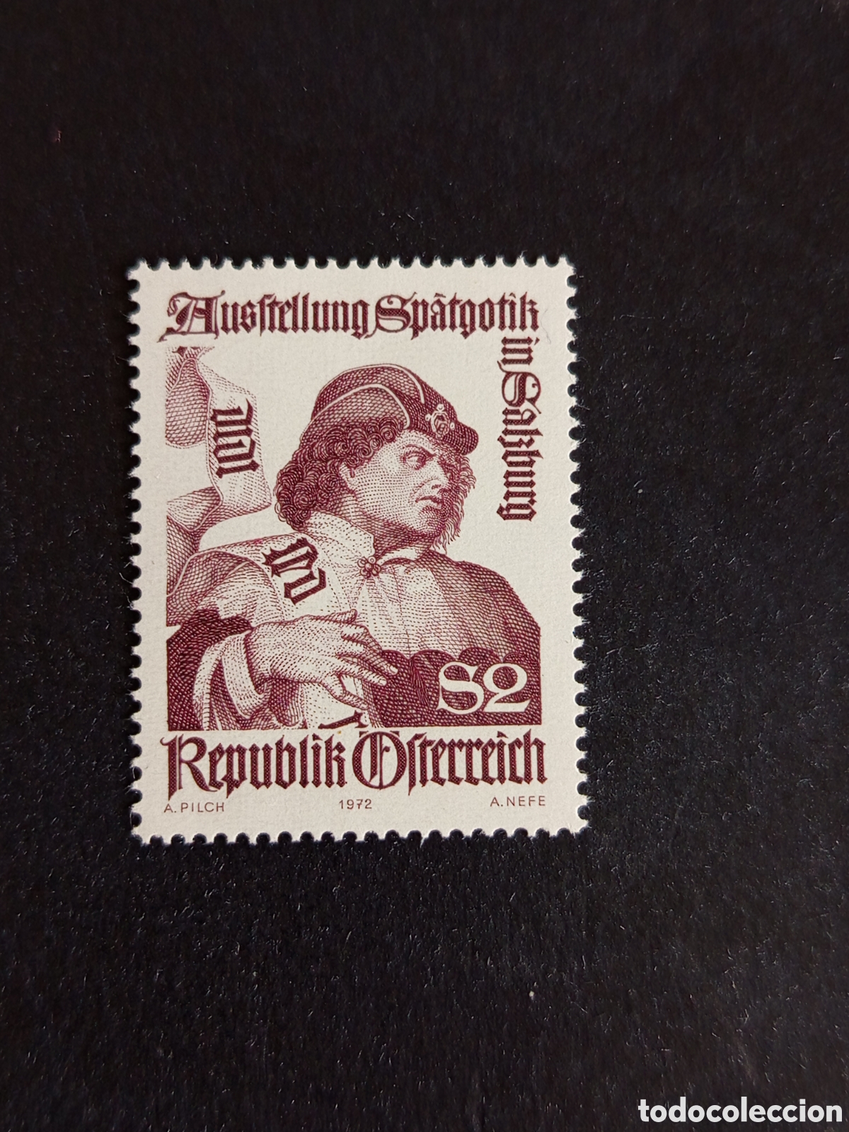 Sellos: AUSTRIA, 1972. Exposici&oacute;n Arte G&oacute;tico. Salzburgo. Yvert 1221. Ver fotos. Pedido m&iacute;nimo 3 &euro;.