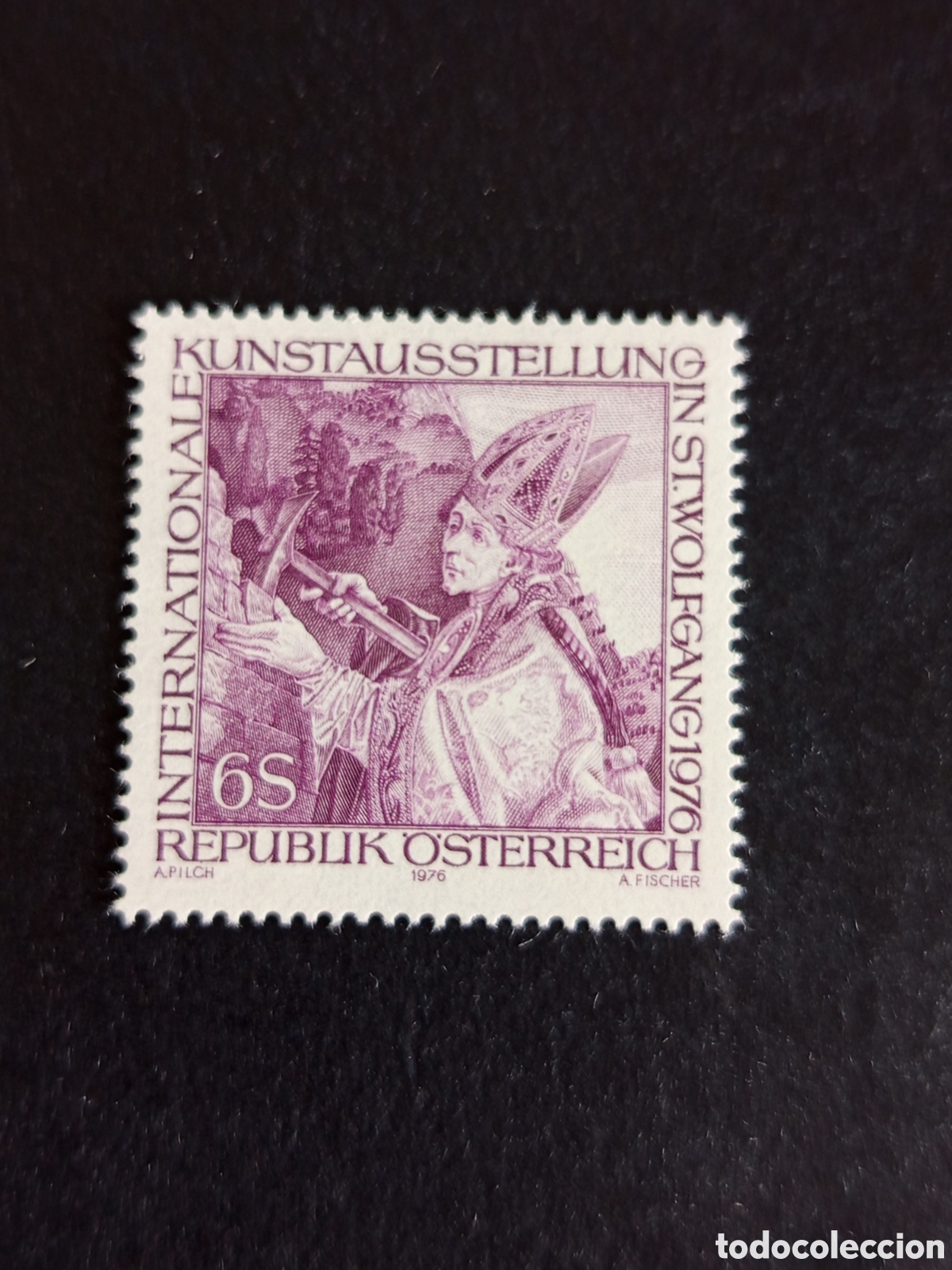 Sellos: AUSTRIA, 1976. Exposici&oacute;n obras de Arte en Saint Wolfgang. Yvert 1344. Pedido m&iacute;nimo 3 &euro;. Ver fotos