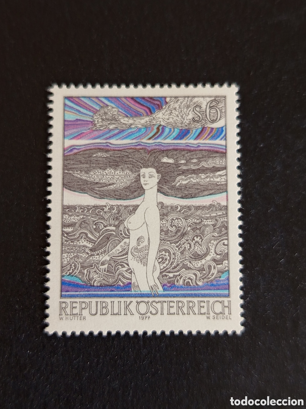 Sellos: AUSTRIA, 1977. Arte moderno. Yvert 1394. Pedido m&iacute;nimo 3 &euro;. Ver fotos. Serie completa en nuevo