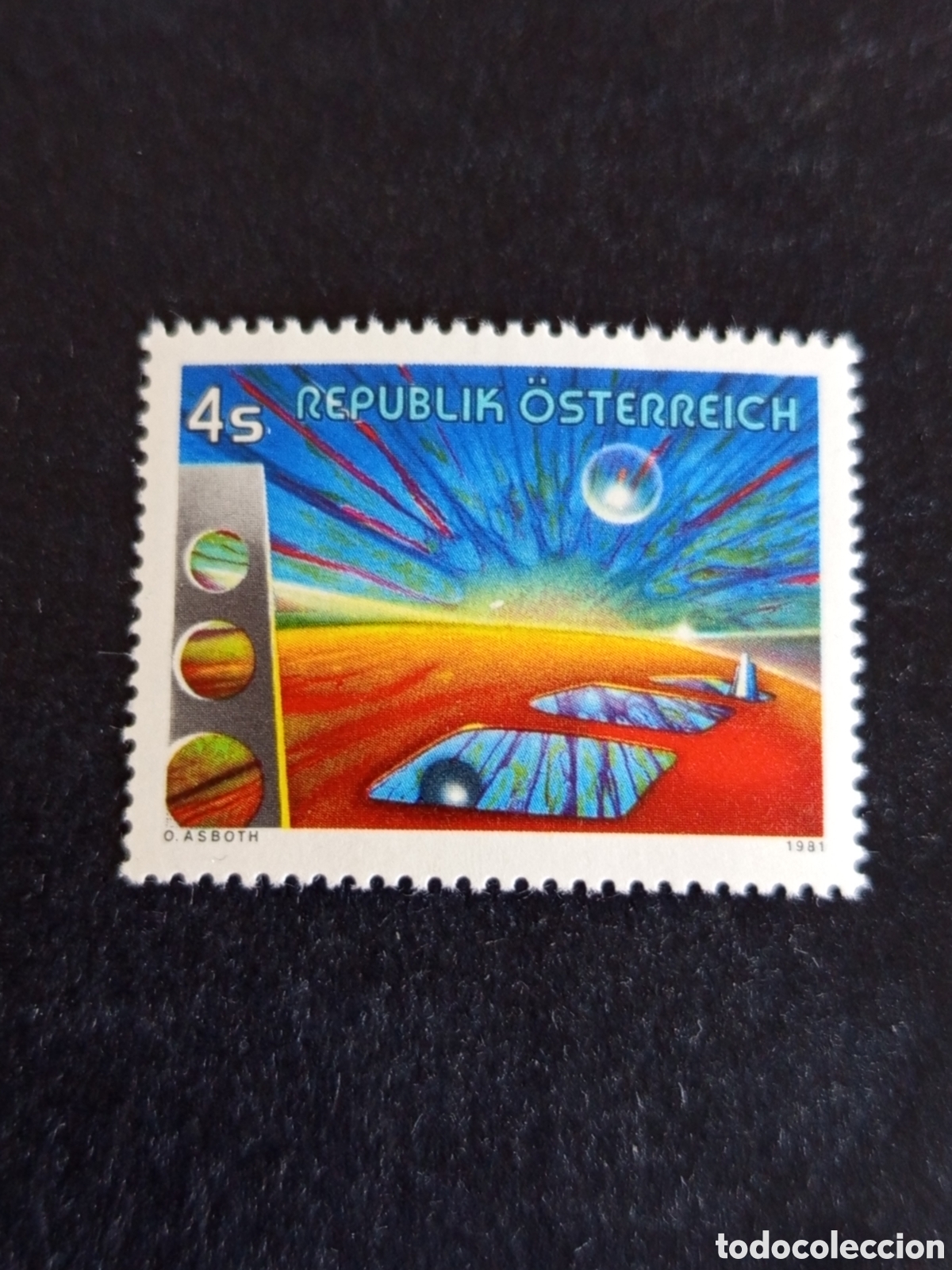 Sellos: AUSTRIA, 1981. Arte Moderno en Austria. Yvert 1516. Pedido m&iacute;nimo 3 &euro;. Ver fotos. Serie completa