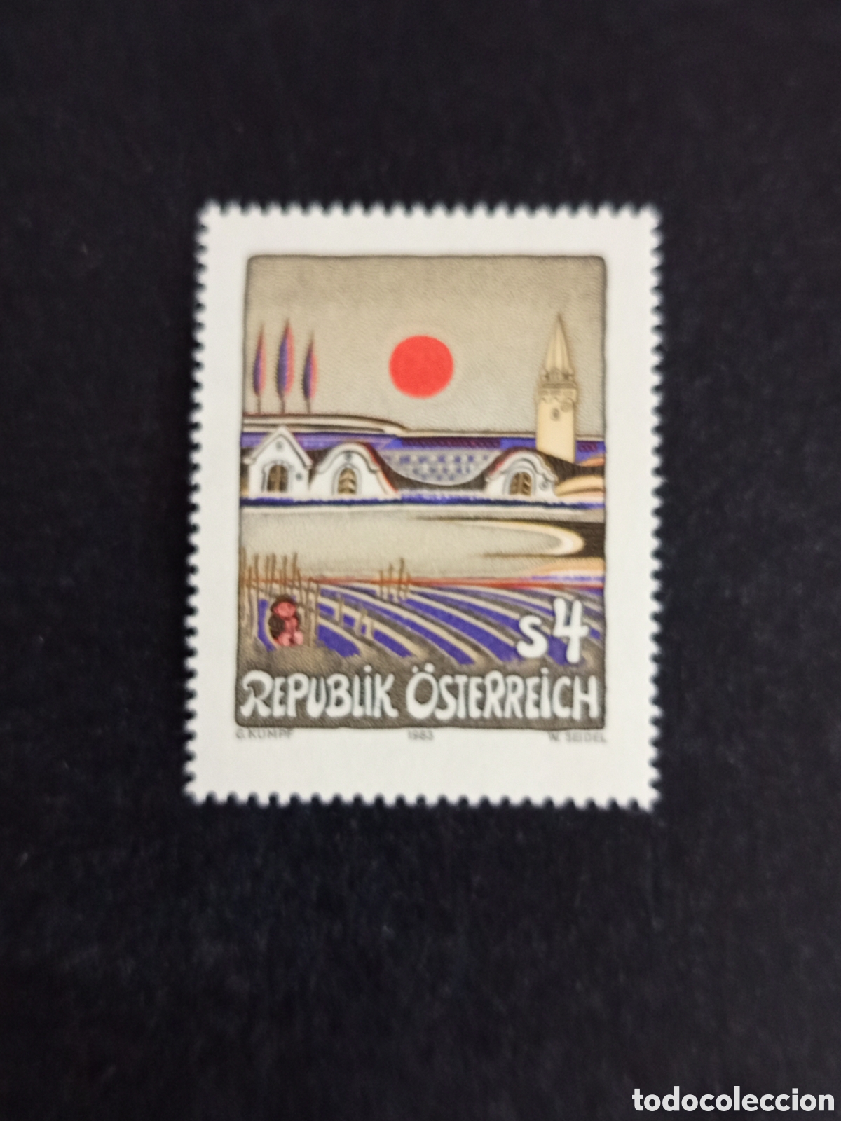 Sellos: AUSTRIA, 1983. Arte Moderno en Austria. Yvert 1583. Pedido m&iacute;nimo 3 &euro;. Ver fotos. Serie completa