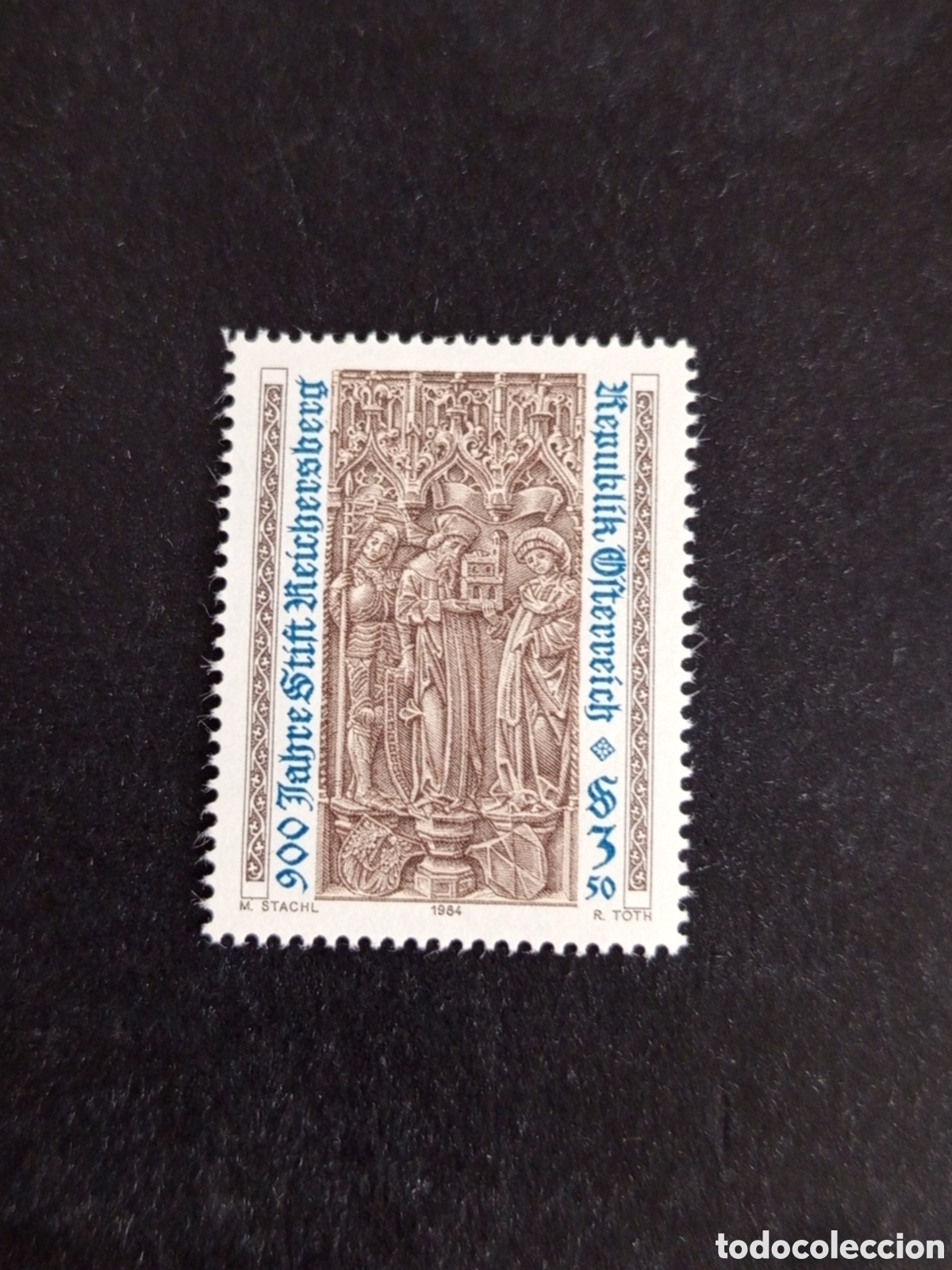 Sellos: AUSTRIA, 1984. Abad&iacute;a de Reichersberg. Yvert 1597. Pedido m&iacute;nimo 3 &euro;. Ver fotos. Serie completa