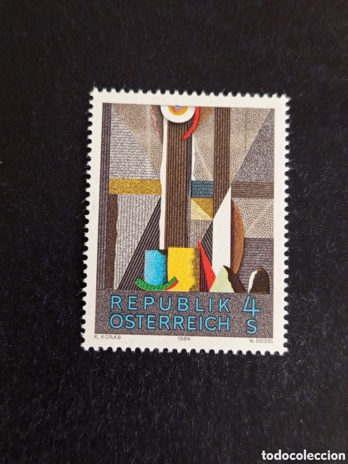 Sellos: AUSTRIA, 1984. Arte Moderno en Austria. Yvert 1623. Pedido m&iacute;nimo 3 &euro;. Ver fotos. Serie completa