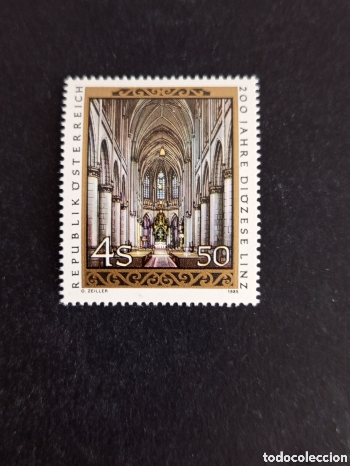 Sellos: AUSTRIA, 1985. Coro de la Catedral de Linz. Yvert 1631. Pedido m&iacute;nimo 3 &euro;. Ver fotos. Serie completa