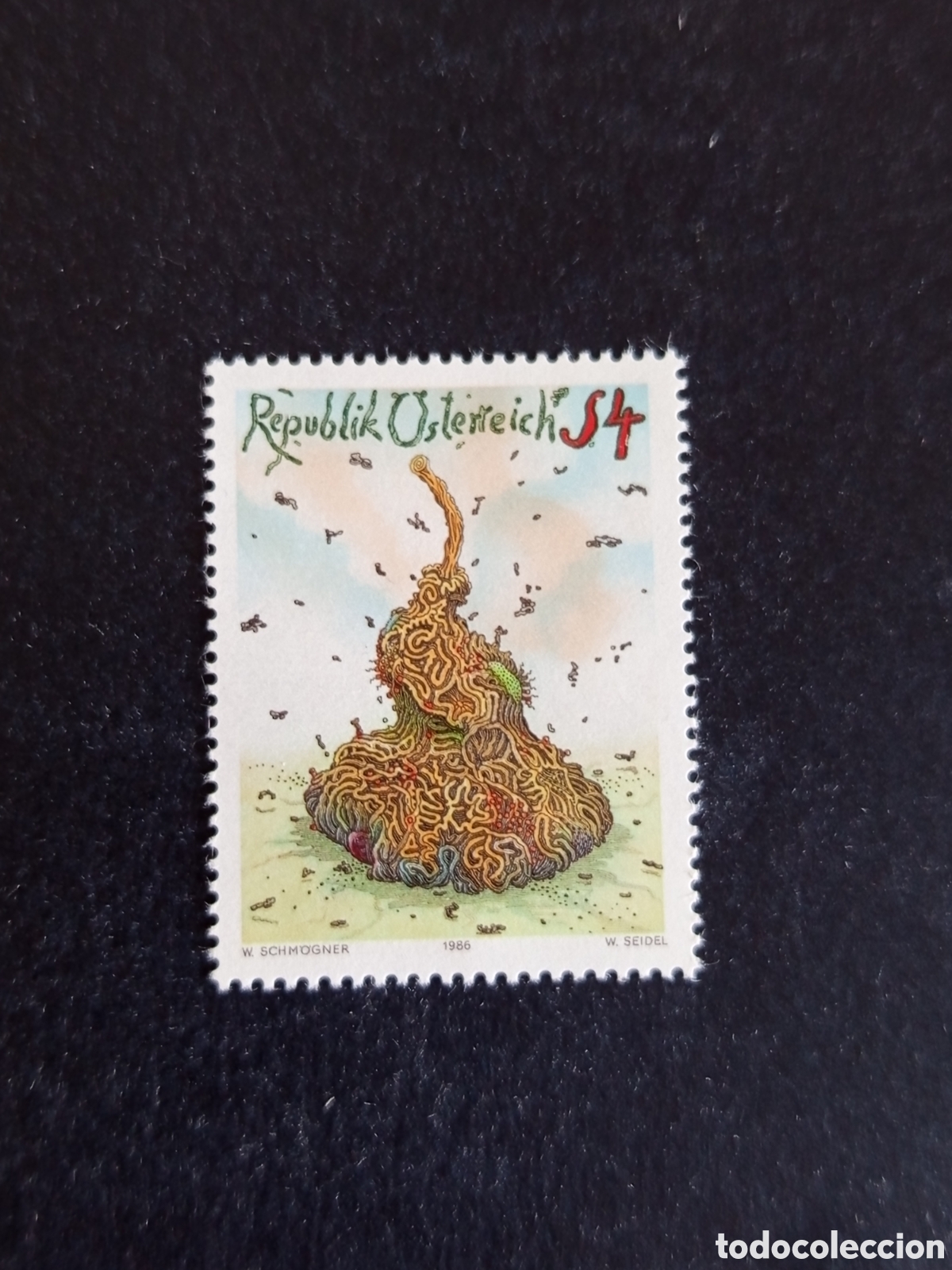 Sellos: AUSTRIA, 1986. Arte moderno en Austria. Yvert 1695. Pedido m&iacute;nimo 3 &euro;. Ver fotos. Serie completa